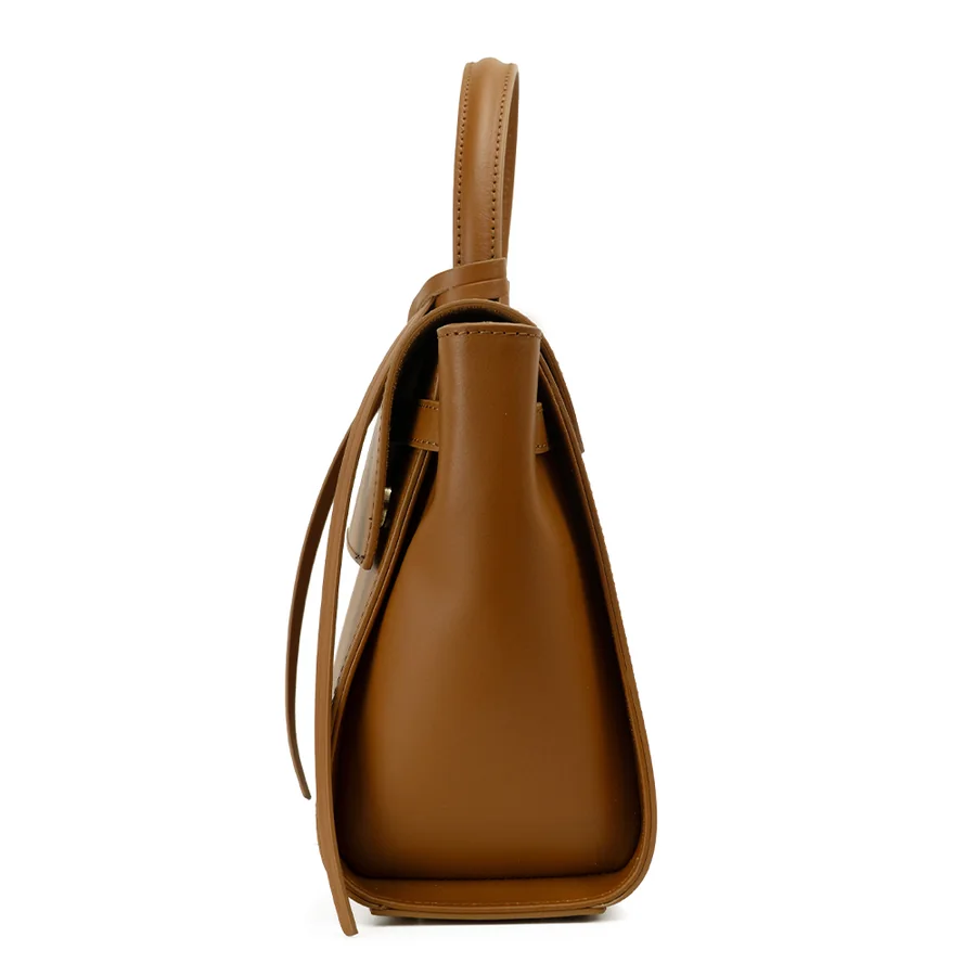 Structured Top Handle Flap Bag — view 5